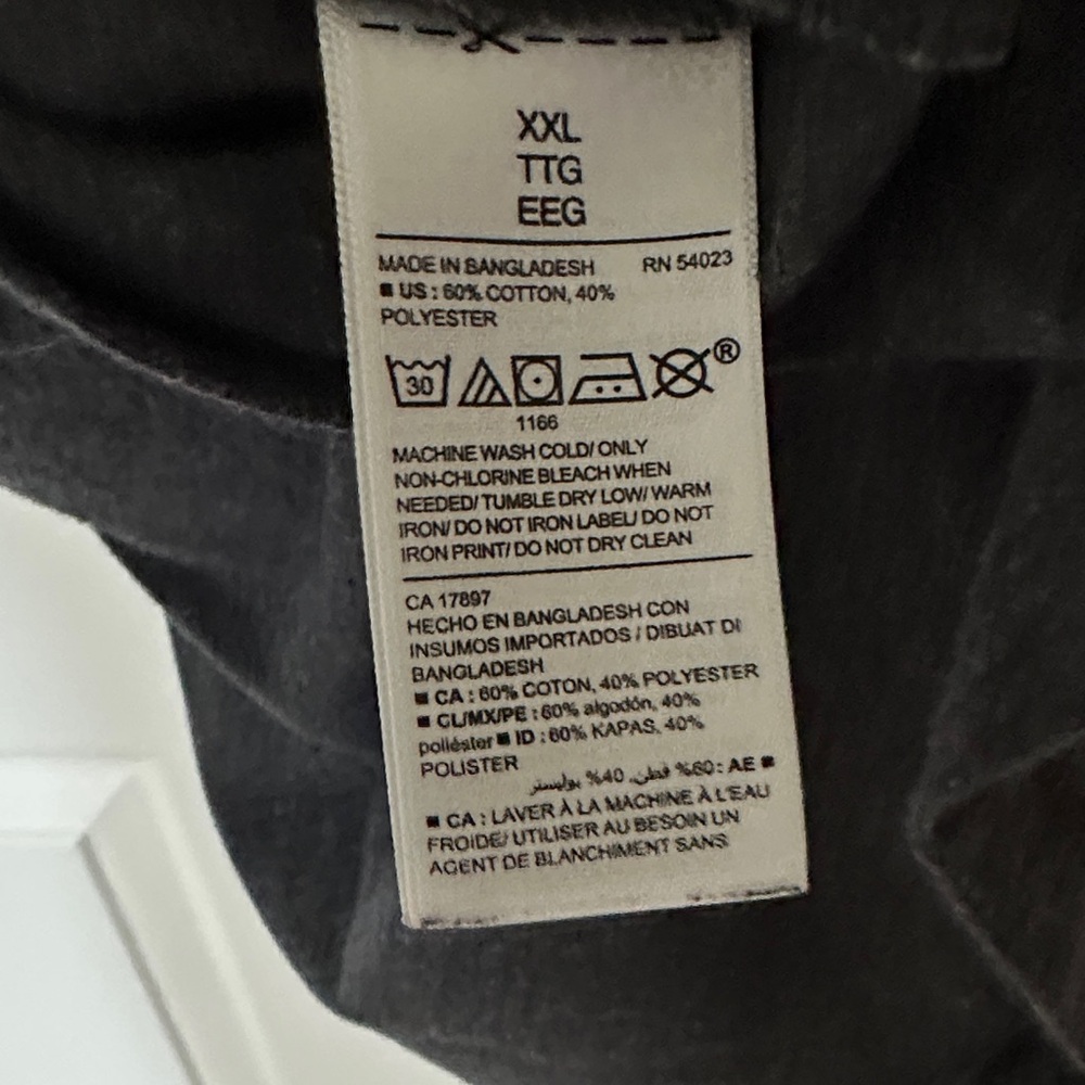 Old Navy Charcoal and Black Raglan Tee - Picture 5 of 5